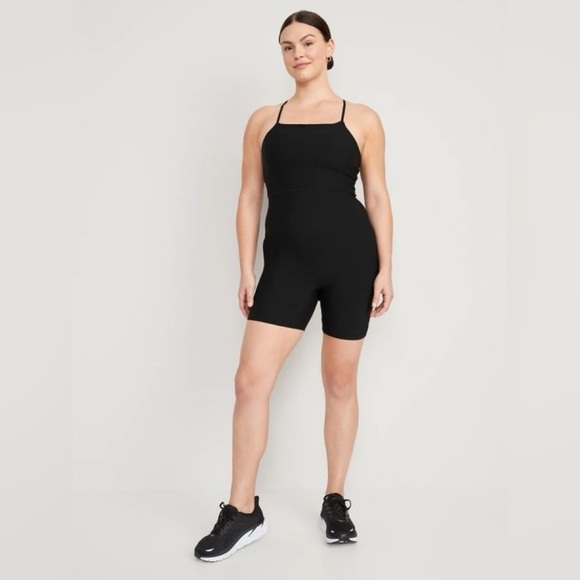 NWT! Black PowerLite Lycra® ADAPTIV Short Bodysuit - Multiple Sizes 🌊 - Picture 2 of 11